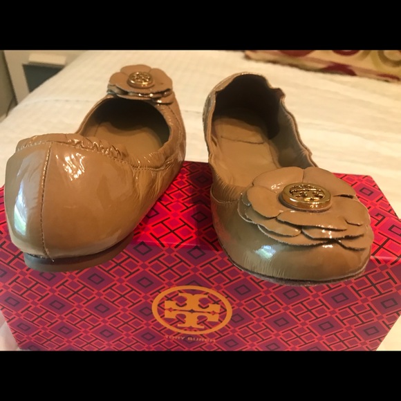 Tory Burch Shelby Patent Leather Ballet Flats - Picture 4 of 6